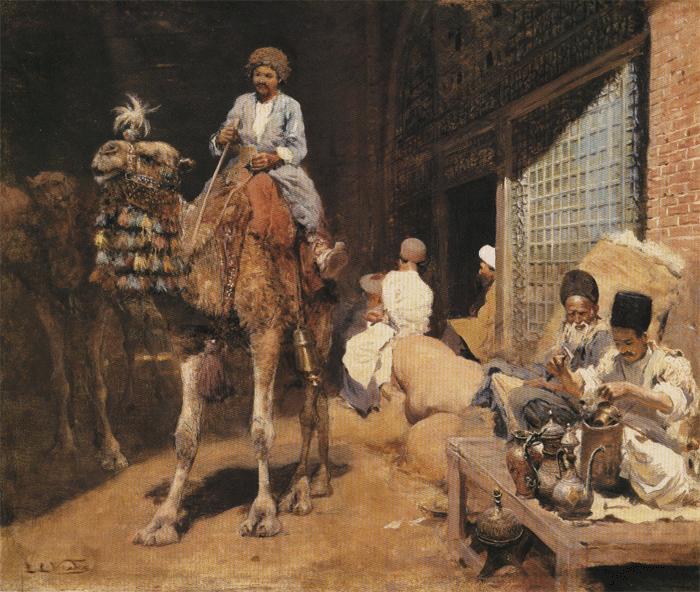 Edwin Lord Weeks A Market in Isphahan